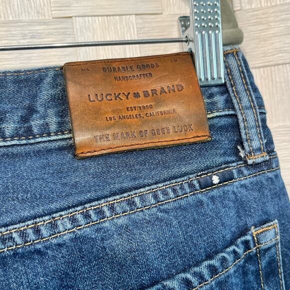 Lucky Brand Men’s 110 Skinny Dark Wash Cotton Blend Jeans Size 31/32 - Picture 6 of 15